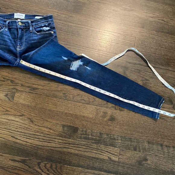 Frame Denim Jeans Le Skinny de Jeanne 26 EUC - Picture 6 of 9